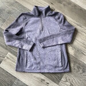 Bass women's 1/4 zip sweater‎ purple size medium